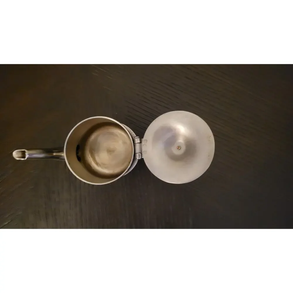 Vintage Brandware Stainless Steel Mini Teapot Coffee Pot Japan 4-B Mid Century